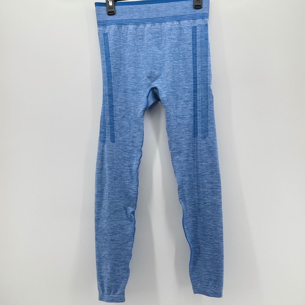 Stio Basis Seamless Tight Womens Large Wind River Blue Heather Leggings 10089
